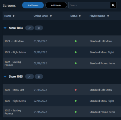 מסכי שילוט למסעדות ובתי קפה, תפריטים ומנות היום