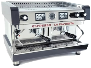 La Fvorita Espresso Classic Coffee Machine מכונת קפה מקצועית שני ראשים למסעדות ובתי קפה לה פבוריטה קלאסיק