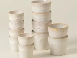 כוסות אספרסו במארז 12 סדרת ים | כוסות אספרסו וכוסות קפוצ'ינו